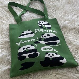 PANDA TOTE BAG - ADORBS!